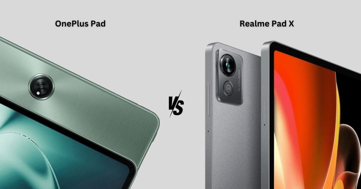 OnePlus Pad vs Realme Pad X Comparison