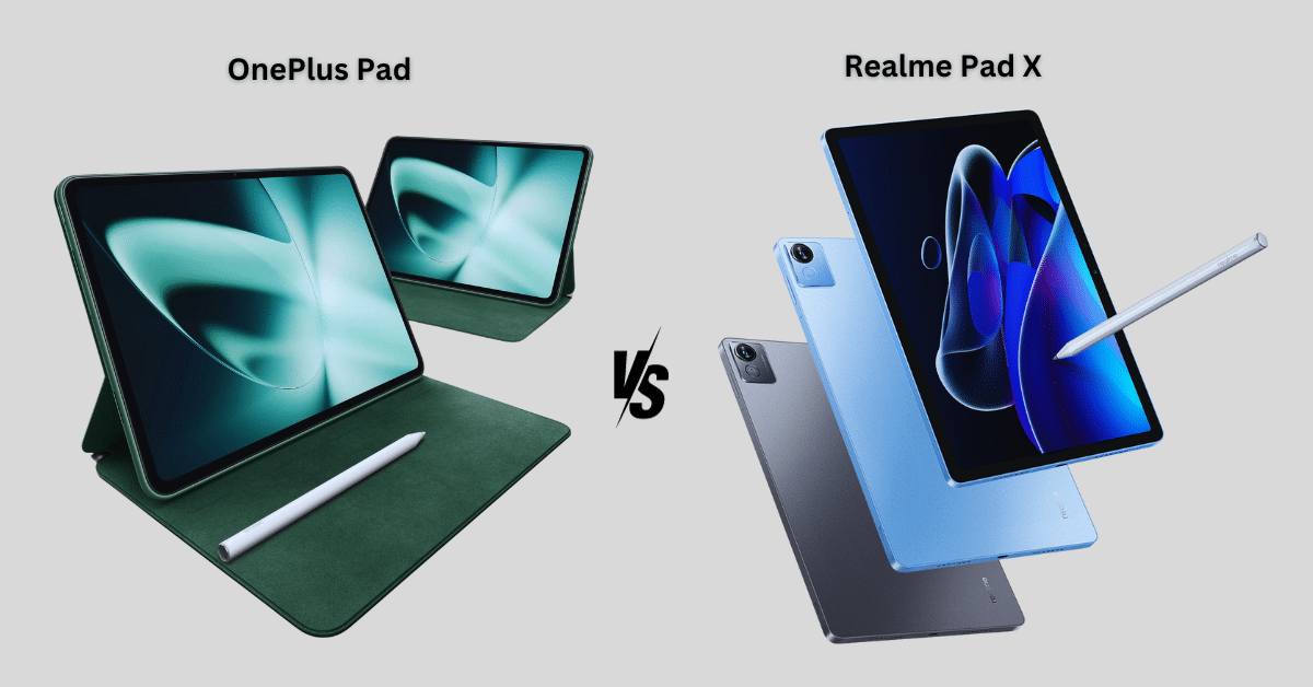 OnePlus Pad vs Realme Pad X Comparison