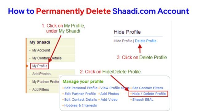 How to Permanently Delete Shaadi.com Account